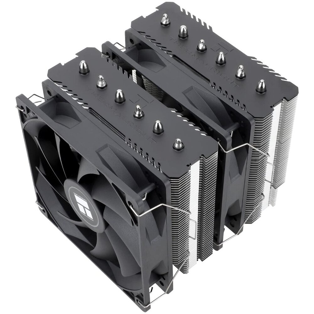 CPU COOLER - New - Thermalright PC Computer Dual Fan Gaming Tech Accessory BLACK